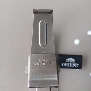 Reloj Orient Chronograph Acero Esfera Azul Taquímetro - imagen 10