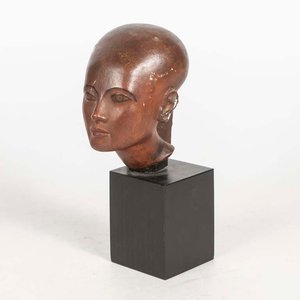 Escultura Busto Princesa Egipcia Hija de Faraón - Inspiración Museo del Cairo - imagen 1