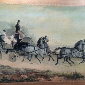 Lote anterior: reproducción de la obra clásica "The Barouche" (La calesa), pintada por el artista francés Horace Vernet  reproducción de la obra clásica "The Barouche" (La calesa), pintada por el artista francés Horace Vernet. Medidas 73x50