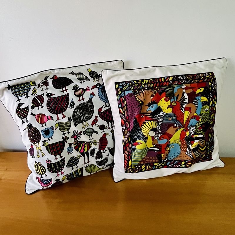 Lote anterior: 2 almohadones con diseño de aves