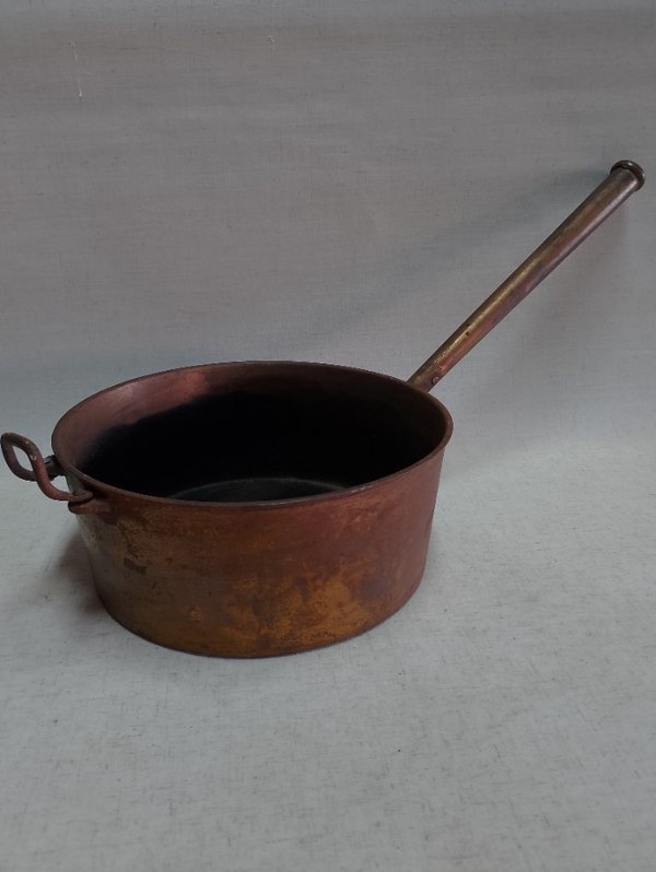 Hermosa olla de hierro cobreada para cocina - imagen 2