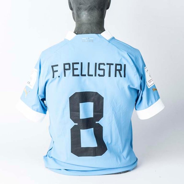 Camiseta de la selección de Uruguay de PUMA utilizada en el Mundial Qatar 2022 - imagen 2