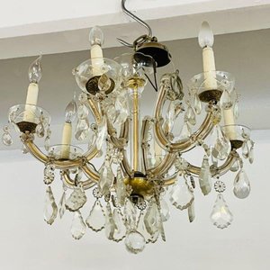 Lote anterior: Araña de Cristal Estilo María Teresa Seis Luces con Almendras