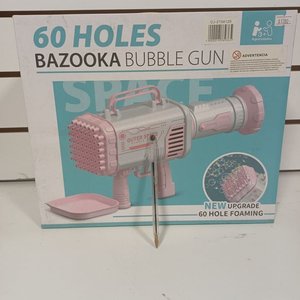 Pistola Lanza Burbujas Bazooka 60 Agujeros Nueva Versión - imagen 6