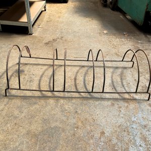 Bicicletero de Hierro Negro para Exterior - imagen 2