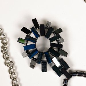 Lote de 5 Piezas de Bisutería: Collares y Pulsera con Piedras y Metal - imagen 4