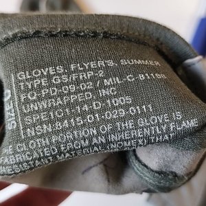 Par de Guantes Piloto Nomex Ignífugos Nuevos Talla S - imagen 3