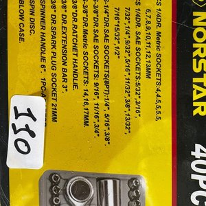 Lote anterior: Juego de Dados Norstar 40 Piezas 1/4" y 3/8"