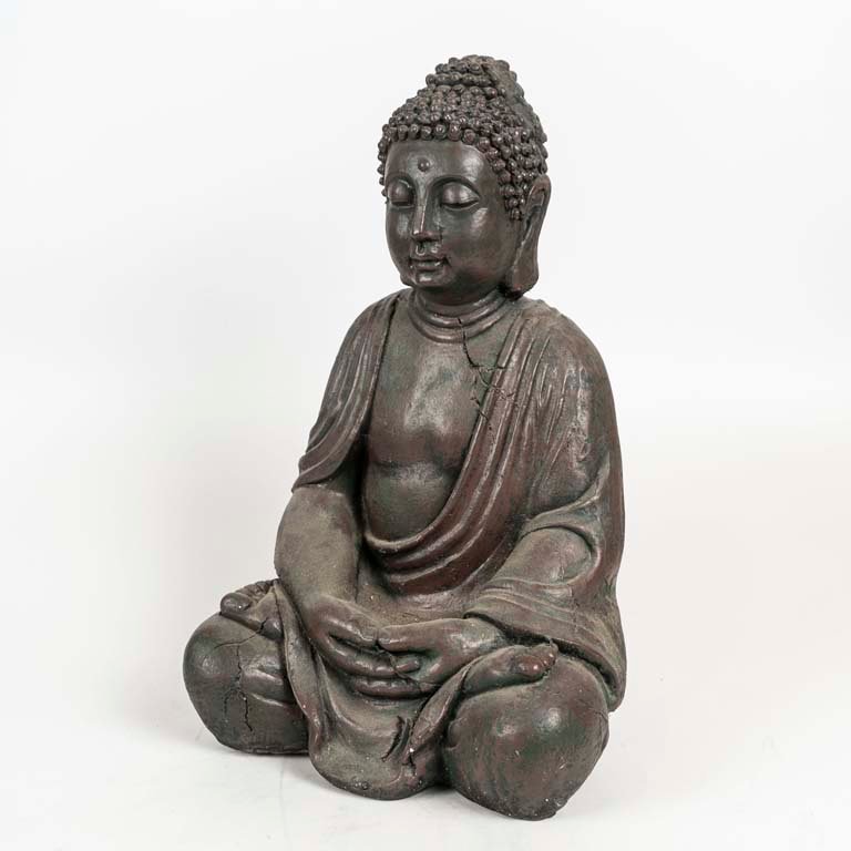 Figura Buda de Yeso Estilo Moderno