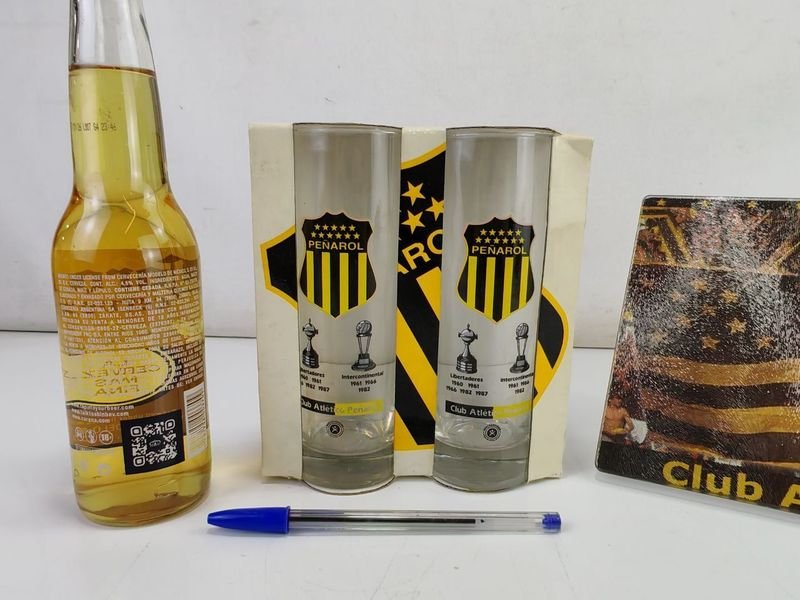 Cuadro Y Vasos De Peñarol - Club Atlético Penarol - imagen 4