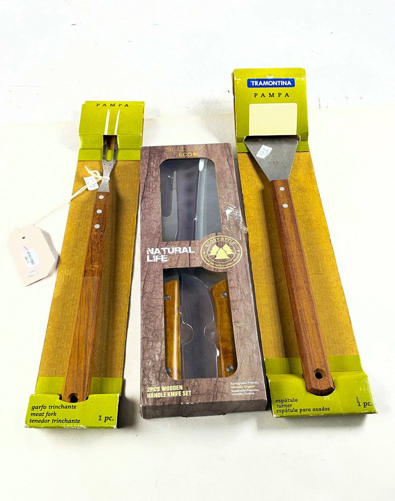 Set de Utensilios para Parrilla Tramontina y Pampa