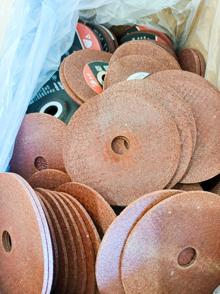 100 Discos de Corte y Desbaste para Amoladora