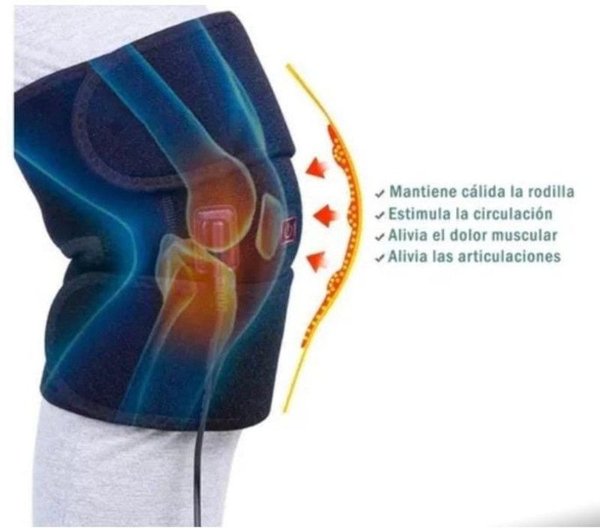 Vendas de calor para la rodilla con conexión USB - imagen 2