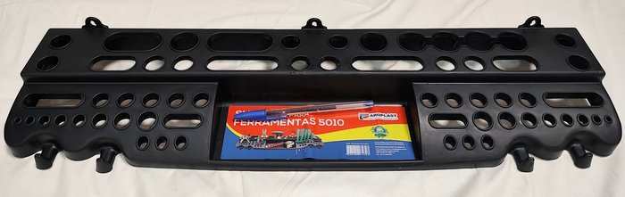 Soporte de Pared Negro para Herramientas, 60x16cm