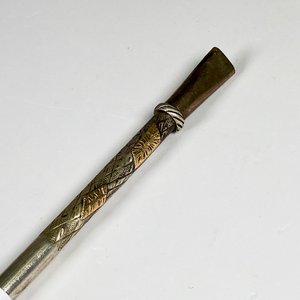 Bombilla de plata y oro - imagen 3