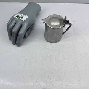 Lechera Antigua de Aluminio con Tapa - imagen 2