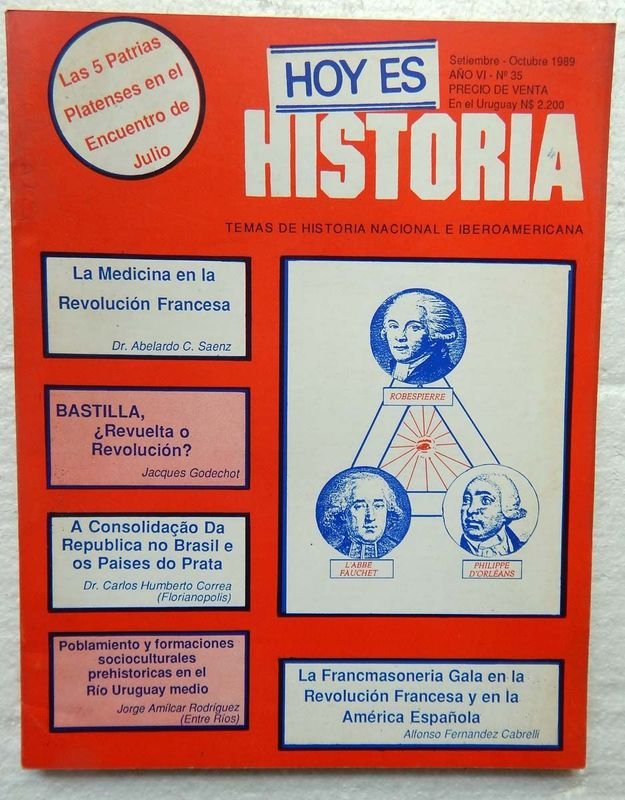 Lote anterior: Revista Hoy Es Historia, un periódico de Uruguay del año 1989