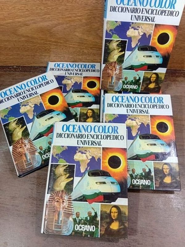 Tomos Diccionario Enciclopédico Universal Océano Color