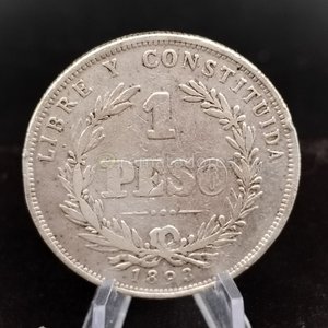 Lote siguiente: Moneda de 1 Peso Uruguayo de 1893