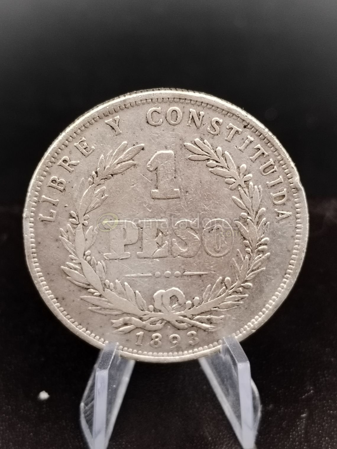 Moneda de 1 Peso Uruguayo de 1893