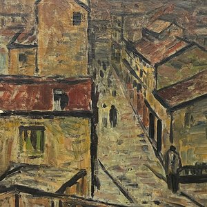 Lote siguiente: Alceu Ribeiro "Perspectiva de pueblo" Óleo sobre Tela (46x36 cm)