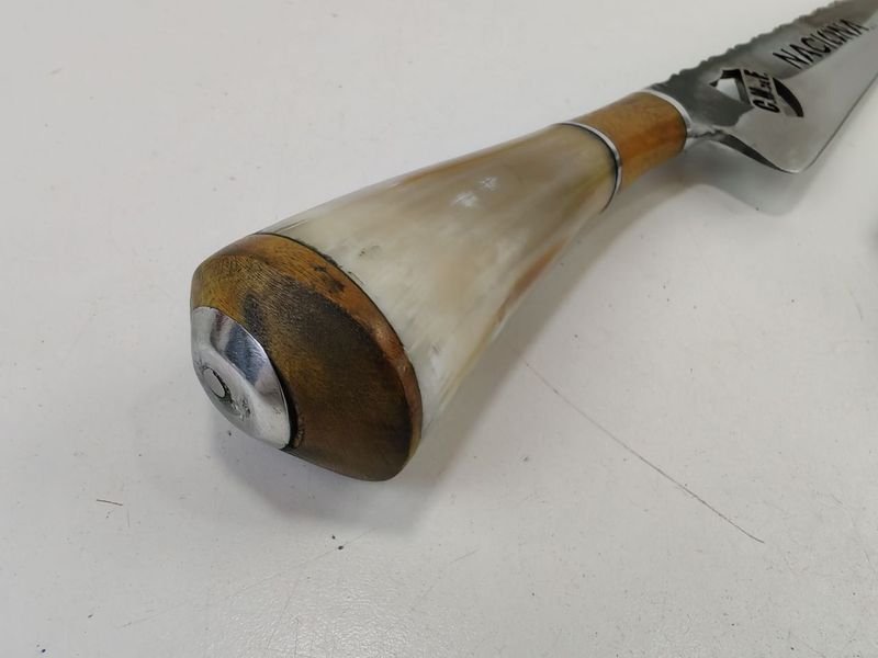 Cuchillo Criollo de Acero con Manija de Cuero - imagen 7