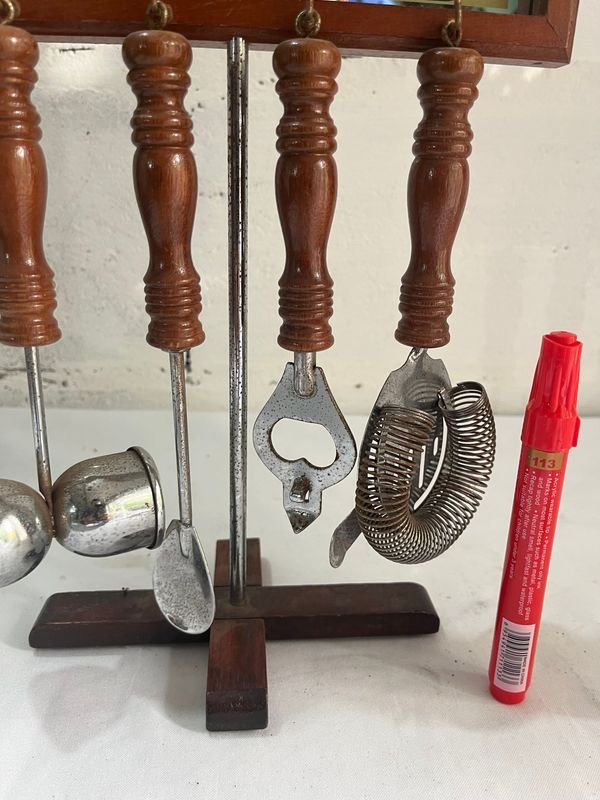 Juego para barman: Equipo de juego para barmán con herramientas y accesorios - imagen 7