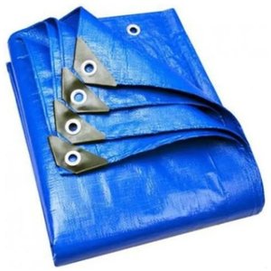 Lona Impermeable Azul Reforzada 5x4 Metros con Ojales - imagen 1