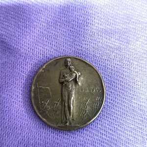 Lote siguiente: Medalla Patriótica Suiza Bronce 1940 Día Nacional Militar