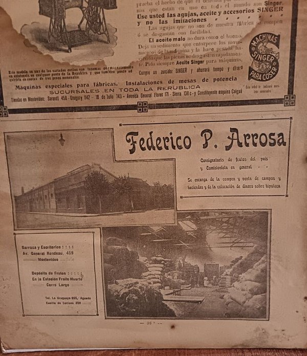 Afiche Original Máquina de Coser SINGER (1913) - imagen 5