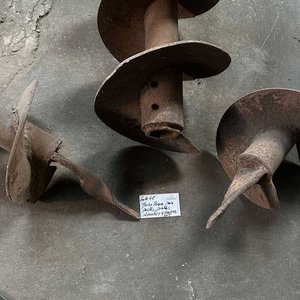 Gran mecha pocera de hierro con 2 punteros enganche para tractor - imagen 5