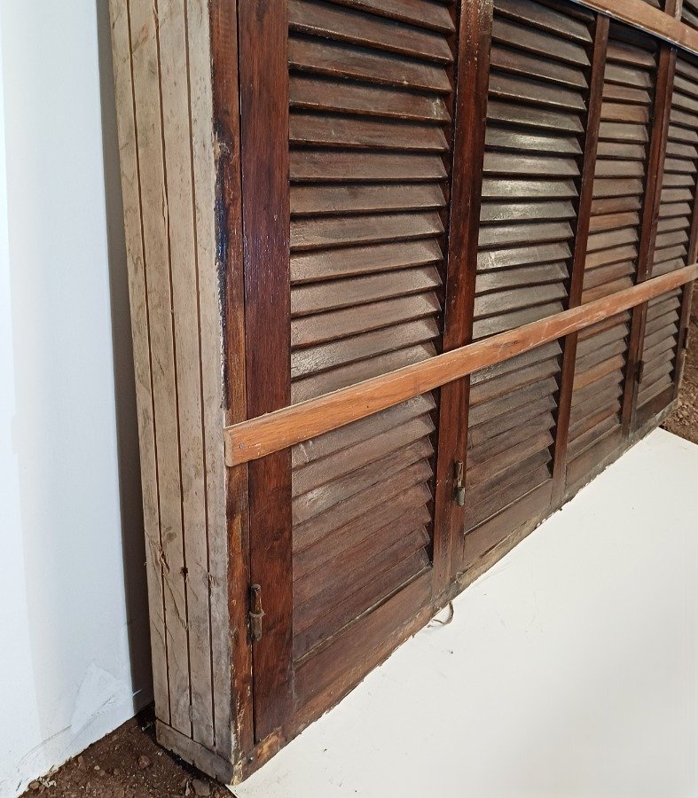 Ventana arco carpanel con dos hojas batientes y cuatro celosías - imagen 6
