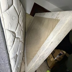 Base Sommier Divino Queen Size 160x200 cm Beige Tapizado - imagen 3