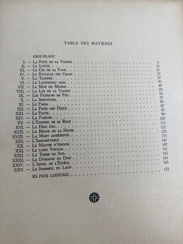 Libro de Jack London, Colmillo Blanco, editorial Librarie Hachette, c. 1920 - imagen 7