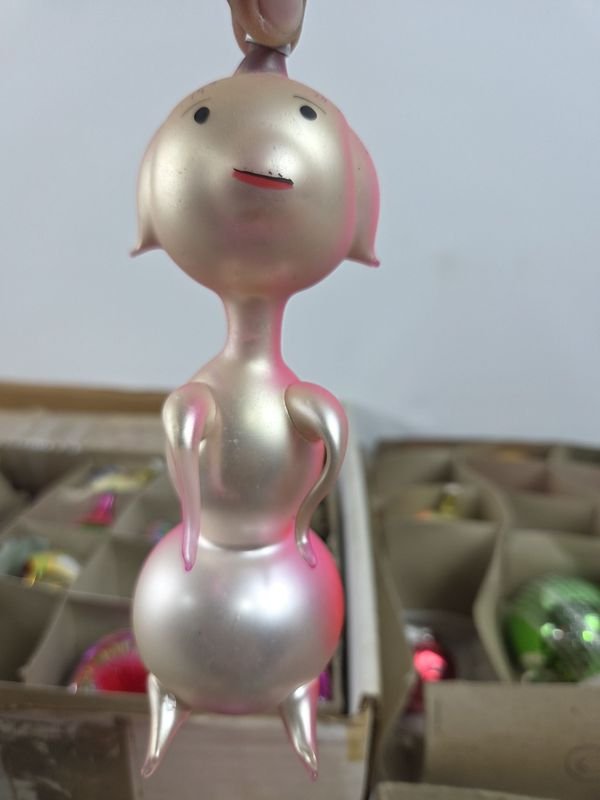 Lotes de adornos de Navidad antiguos y ornamentales - imagen 15