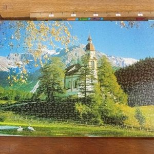 Par de Puzzles Completos Plastificados con Paisajes Montañosos - imagen 3