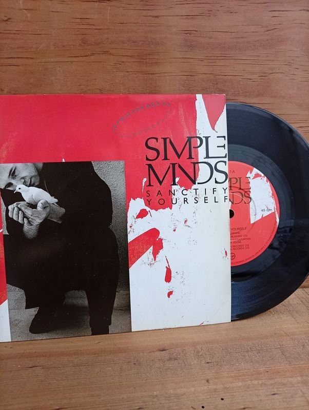 Simple Minds - Sanctify Yourself (1986) Disco Simple Vinilo Made in England