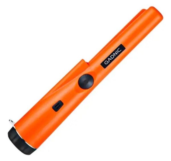 Detector de Metales Gadnic Naranja con Indicador de Profundidad y Escaneo 360