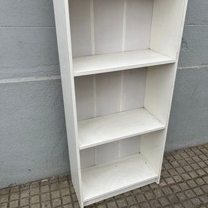 Biblioteca Blanca Moderna con 5 Estantes de MDF - imagen 4