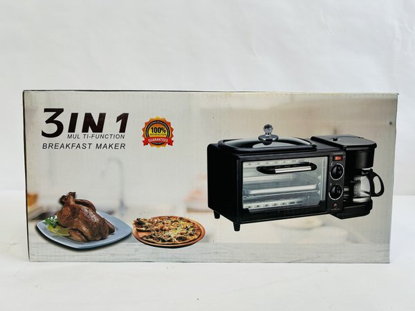 Horno Multifunción 3 en 1 Breakfast Maker Nuevo - imagen 1