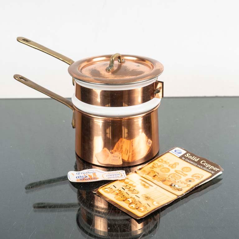 Hervidor Doble Cobre, Bronce y Loza Daewoo House Ware