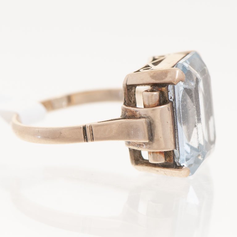 Anillo de Oro con Aguamarina - imagen 2