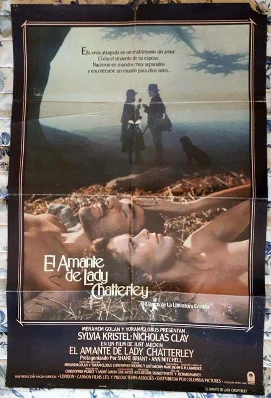Poster Original "El Amante de Lady Chatterley" con Sylvia Kristel (1981)