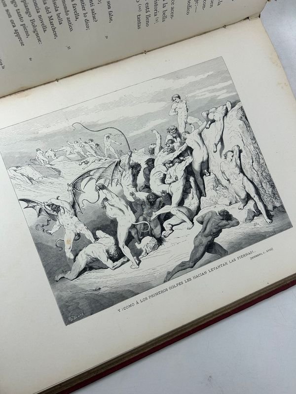 La Divina Comedia de Dante Alighieri, traducción de Cayetano Rosell - imagen 3