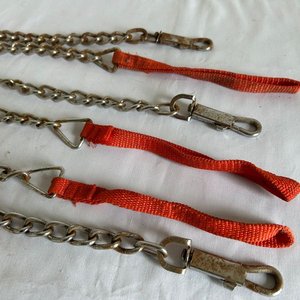 Correas de Cadena para Mascotas con Agarre Naranja - 1 Metro - imagen 3
