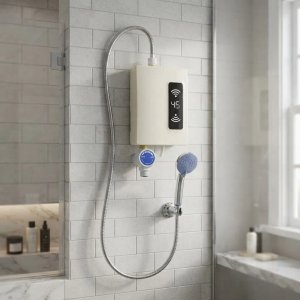 Calentador Eléctrico Digital para Ducha con Pantalla LED y Mini Depósito - imagen 2