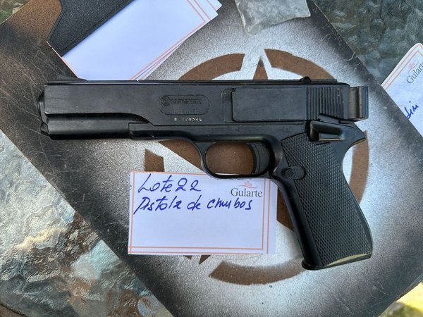Pistola para chumbos, arma de fuego - imagen 3