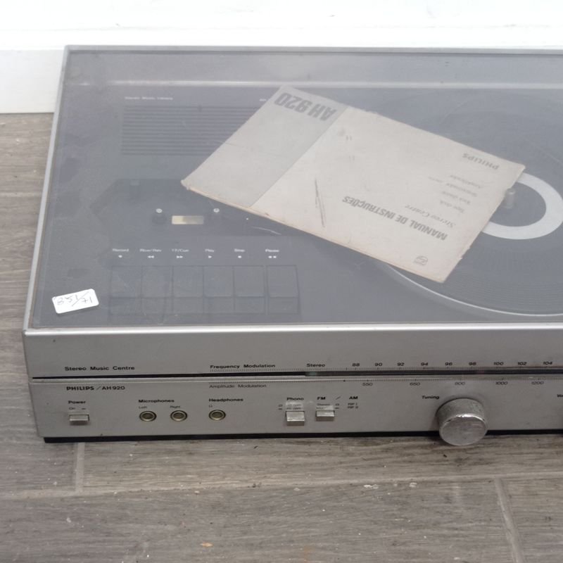 Pasa discos AM-FM con amplificador marca Philips AH920: una descripción detallada - imagen 2
