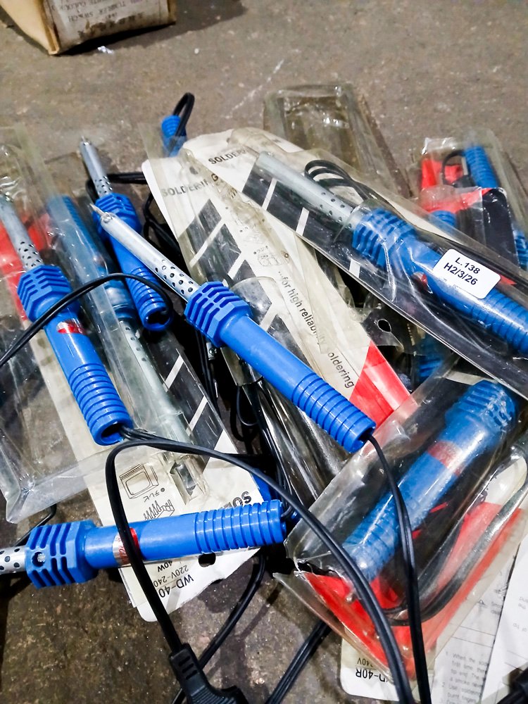 Lote siguiente: Solder Gun y Herramientas