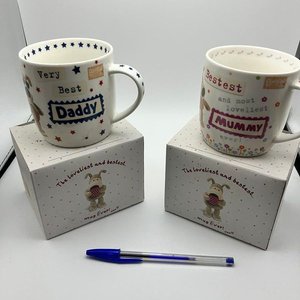 Lote anterior: Set de 2 Tazas "Best Daddy" y "Bestest Mummy" Marca Británica